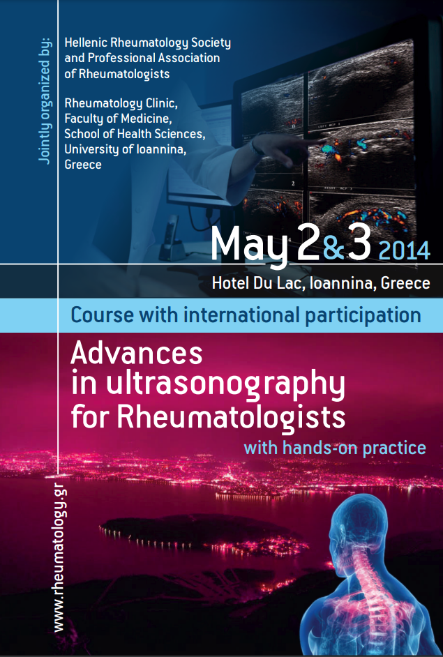 Course with international participation: Advances in ultrasonography for Rheumatologists with hands-on practice